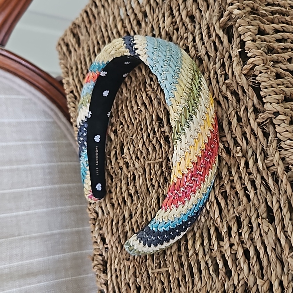 Lele Sadoughi raffia headband